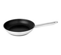 Poêle conique antiadhérente 26 cm inox revêtu Atlantico - Silampos - Argent / Métallique - Acier Inoxydable (inox) Argent G