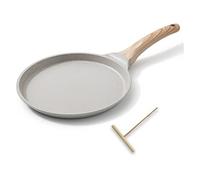 Poêle Crêpière à Crêpes 20 cm avec Revêtement Antiadhésif en Fonte Aluminium - Tous Feux dont Induction