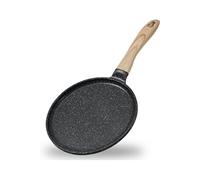 Poêle Crêpière à Crêpes 24 cm avec Revêtement Antiadhésif en Fonte Aluminium - Tous Feux dont Induction gris