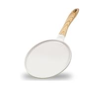 Poêle Crêpière à Crêpes 28 cm avec Revêtement Antiadhésif en Fonte Aluminium - Tous Feux dont Induction beige