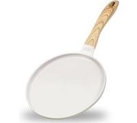 Poêle Crêpière à Crêpes 28 cm avec Revêtement Antiadhésif en Fonte Aluminium - Tous Feux dont Induction beige Beige