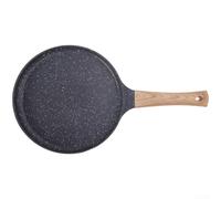 Poêle Crêpière pour granit 20cm Tous Feux Induction Poêle Crêpière(Black 28cm)
