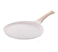 Poêle Crêpière pour granit 20cm Tous Feux Induction Poêle Crêpière(White 24cm)