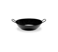 Poêle creuse avec anses Vaello Noir Acier émaillé Ø 40 cm