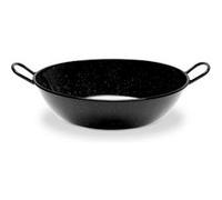Poêle creuse avec anses Vaello Noir Acier émaillé Ø 40 cm