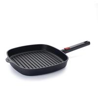Poêle de cuisson rectangulaire de 28x28 cm, antiadhésive, avec manche amovible, compatible induction