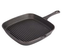 Poêle de grill en fonte, 23 cm, compatible avec les plaques à induction, de forme rectangulaire