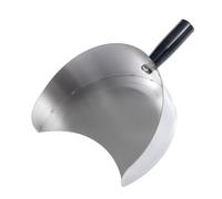 Poêle de récupération de viande en acier inoxydable 22,5 x 17,5 x 8 cm - Pelle à barbecue pour rôtissoire - Outil de barbecue Shawarma Döner Kebab - Heavy Duty Kitchen Server Scoop - Passe au