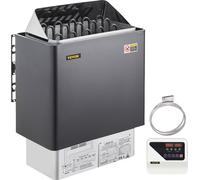 Poêle de sauna 9 KW, poêle électrique 380 V - 415 V, poêle de sauna en acier inoxydable, poêle de sauna électrique 2 modes (température, durée), avec boîtier deexterne et capteur de température 3M pou