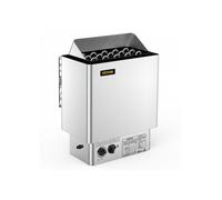 Poêle de Sauna Électrique 9 kW Poêle de Sauna avec Contrôle Thermostatique Intégré Tension de Travail 380-415 V