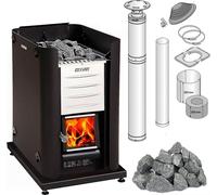 Poêle de sauna Harvia 20 Pro Deutschland Set Incl. protection, pierres et système de cheminée