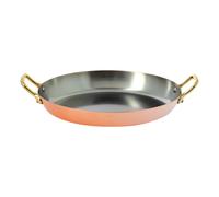 Poêle de service ovale en cuivre avec anses en bronze 36 cm Inocuivre de Buyer