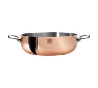 Poêle de service profonde en cuivre pour induction O 28 cm Prima Matera de Buyer