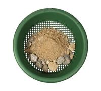Poêle dorée portable - Écran en antirouille à haute efficacité | Outil de criblage du sol fin, filtre de lavage de sable et de pierre, plateau de tamisage pour la préparation des plantations et