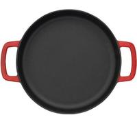 Poêle Double Anse 28cm Rouge Fonte Recy Polyvalence Et Durabilité - Combekk