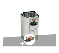 Poêle électrique 3,5 kW Vega Compact pour sauna traditionnel + Pierres de laves - Harvia