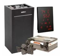 Poêle Électrique Harvia Virta 9.0 Kw & Harvia Xenio Cx170, 50 kg de pierres