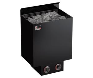 Poêle Électrique Sawo Nordex 6,0 kW, Noir | avec commande intégrée | NRN-60NB-BL-Z-C