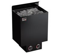 Poêle Électrique Sawo Nordex 9,0 kW, Noir | avec commande intégrée | NRN-90NB-BL-Z-C