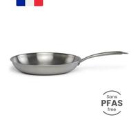 Poêle En Acier Inoxydable Pro 24 Cm Pour Brigade
