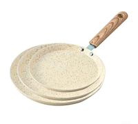Poêle en Alliage d'Aluminium Base Induction 26cm(10寸) | Revêtement pierre naturelle, cuisson pour fumée, moins d'huile, santé , pour idéal crêpes