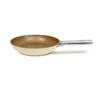 Arthur Martin Poêle AM9845 Aluminium forgé 20 cm revêtement anti-adhésif Crème