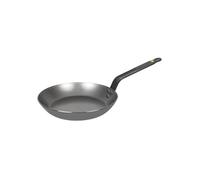 De Buyer Poêle ronde MINERAL tôle d'acier cire d'abeille Induction Noir 26 cm