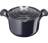 Poêle en fonte Ø 18 cm, cuisson lente, compatible induction, 220 °C