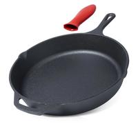 POÊLE EN FONTE 30 cm AVEC COUVERCLE EN SILICONE CAST LINE 199036