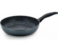 POÊLE en fonte d'aluminium Ø 28 cm à revêtement antiadhésif Poêle à frire à induction noire