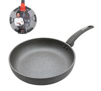 POÊLE en fonte d'aluminium Ø 29 cm antiadhésive Poêle à frire à induction Gris