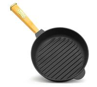 Poêle en fonte grill 24, 26, 28 cm Poignée Amovible Induction BIOL (24 cm)