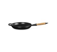 Le Creuset Poêle à frire Signature 20258280000422 Fonte émaillée 28 cm Poignée bois Noir mat