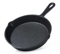 Poêle en fonte multifonctionnelle - VILDE - 15 cm - Fonte noire - Répartition uniforme de la chaleur