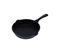 Poêle en Fonte Naturelle Induction 20cm, Convient pour le Feu, Barbecue, Four 39363 Noir