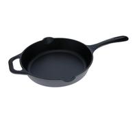 Poêle en Fonte Naturelle Induction 30cm, Convient pour le Feu, Barbecue, Four V
