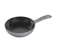Poêle en Fonte - STAUB - 16 cm - Gris Graphite - Durabilité - Cuisson Uniforme - Émail Noir Mat