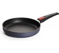Poêle en fonte Woll Diamond Lite : manche amovible, Ø 24 cm, hauteur 5 cm, compatible avec les cuisinières vitrocéramiques, à gaz, électriques et halogènes