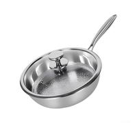 Poêle en métal martelé - 28 cm - Légère et durable | , durable, excellente conductivité thermique, adapté à l'induction, résistant au gaz