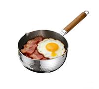 Poêle en titane - Pot antiadhésif résistant aux rayures avec couvercle, poêle de cuisson martelée, batterie de cuisine durable | de cuisson à Induction, poêle, friture, soupe au lait, cuisine,