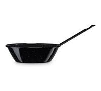 Poêle Friteuse Induction 28 cm Acier Émaillé, Poêle Profonde 4,3L Feu, Gaz, Four Briebe Levante Noir 6 G