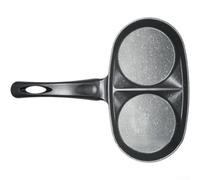 Poêle Friteuse pour aluminium Alliage pour Cuisson Saine Poêle(Black) | Alliage d' pour aluminium pour robuste, cuisson saine toxines, résistance longue durée, matériau léger