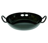 Poêle gourmet de 20 cm, émaillée noire, compatible induction, capacité de 0,55 litre