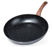 Poêle granit antiadhésive BLACK&WOOD 32 cm induction cuisine résistante