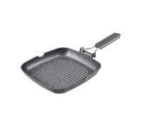Poêle grill - Bergner - Q3992 - Aluminium forgé - 24x24 cm - Compatible induction
