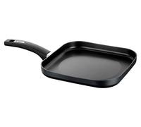 Poêle grill carrée - Plate - 28 cm - Aluminium - Revêtement antiadhésif - Induction