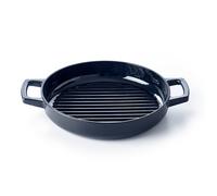 Poêle grill en fonte émaillée 28 cm Nori 3 L noir Beka