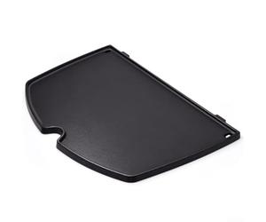 Poêle grill réutilisable en fonte Noir 27,4 x 38,9 cm | Ajustement parfait pour Weber Q2200/Q2000/Q2400, remplace l'insert central, installation facile, surface de cuisson stable