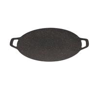 Poêle Grille Ronde | Poêle À Griller Plate Pour Induction, pla-que De Cuisson À Induction Plate Avec Revêtement Antiadhésif Et Conduction Thermique Uniforme Pour L'induction, Diamètre: 28/34/38cm