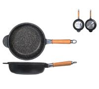 Poêle H&H Antiadhésive Haute En Pierre Diamètre 24 Cm